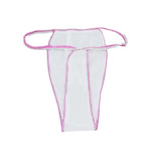 Disposable White Bikini String 100 units