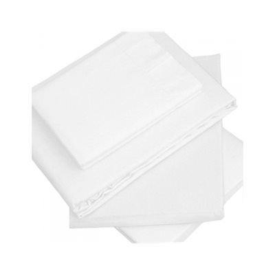 White Cotton Bed Contour Sheet 24-26'' x 70 long -