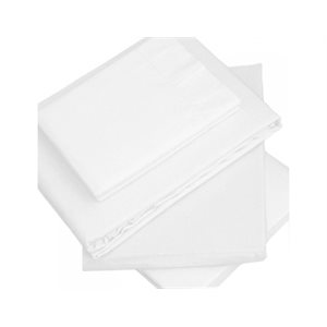 White Cotton Bed Contour Sheet 24-26'' x 70 long -