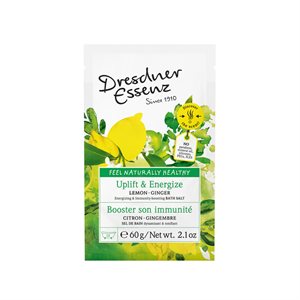 Dresdner Sel de bain naturel et energisant 60gr (citron-gingembre)