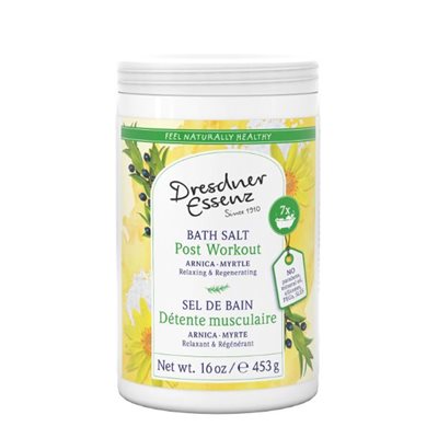 Dresdner Workout Bath Salt (Arnica- Myrtle) 453 gr