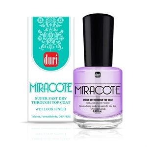 Duri Miracote Gloss Top Coat quick dry 0.61oz -