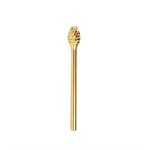 CARBIDE RUDE GOLD FOOTBALL BIT -