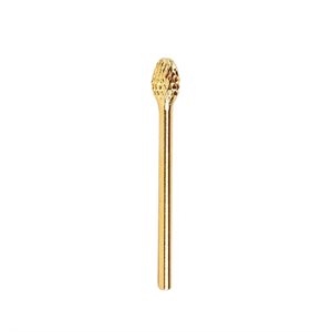 CARBIDE RUDE GOLD FOOTBALL BIT -