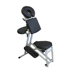 ERGONOMIC BLACK MASSAGE CHAIR-