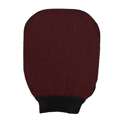 Best Kiss Viscose Exfoliating Gloves Burgundy