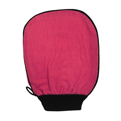 Best Kiss Viscose Exfoliating Gloves Fuchsia