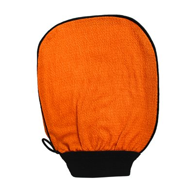 Best Kiss Viscose Exfoliating Gloves Orange -