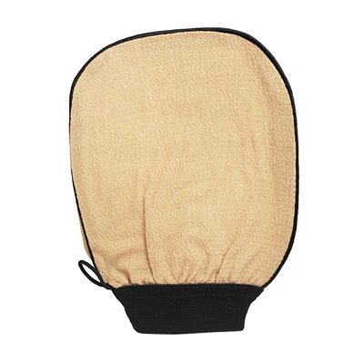 Best Kiss Viscose Exfoliating Gloves Beige