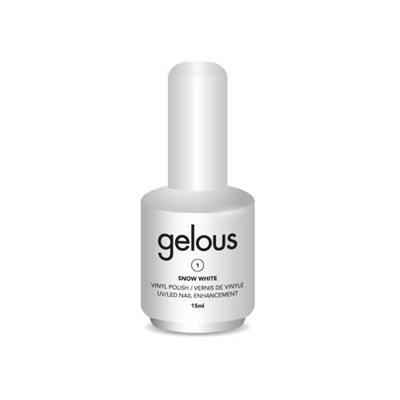 Gelous Vinyl Polish #1 SNOW WHITE 15ML -