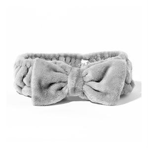 Janssen Gray headband with ribbon