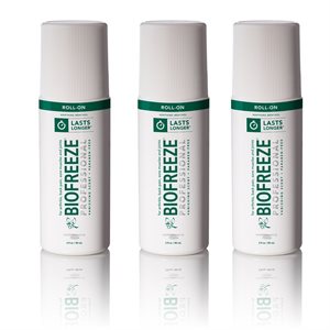 KIT 3x BioFreeze Soulagement de la douleur Rouleau 3 oz