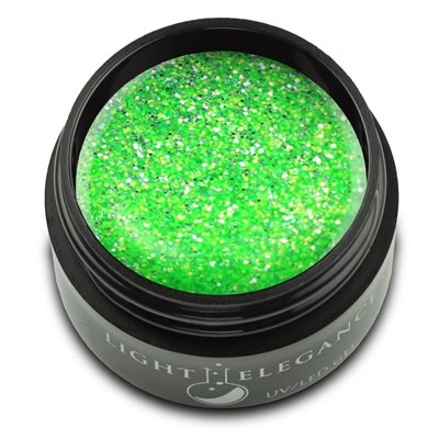 Light Elegance Kiwi to My Heart UV / LED Glitter Gel 17ml (Summer Squeeze) -