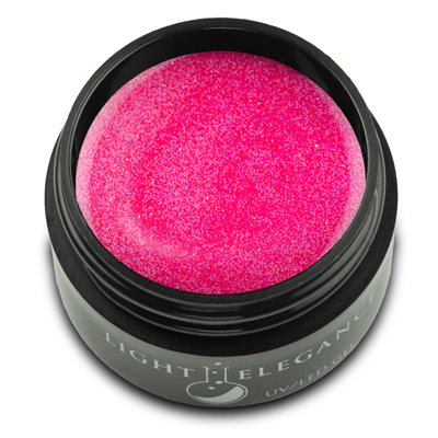 Light Elegance Pinch Me Pink UV / LED Glitter Gel 17ml (D&C) -