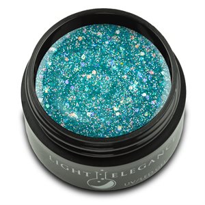 Light Elegance De-Ja-Blue UV / LED Glitter Gel 17ml (D&C) -