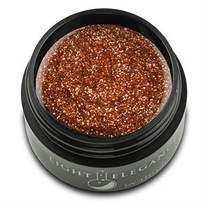 Light Elegance Cinnamon UV / LED Glitter Gel 17 ml -