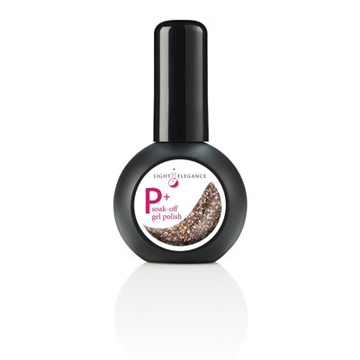 Light Elegance P+ Champagne UV / LED Gel Polish 15ml Glitter -