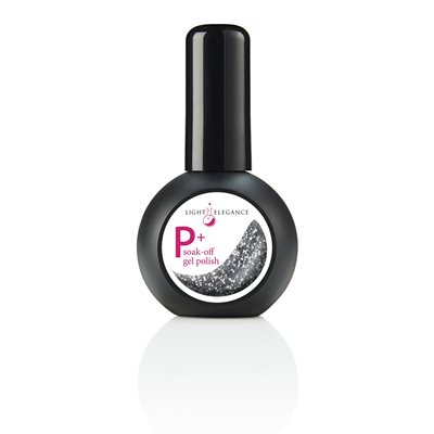 Light Elegance P+ Sterling UV / LED Gel Polish 15ml Glitter -