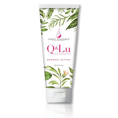 Light Elegance Spa Essentials Q&LU Bamboo Lotion 8oz +