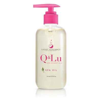 Light Elegance Spa Essentials Q&LU Spa Oil 8oz +