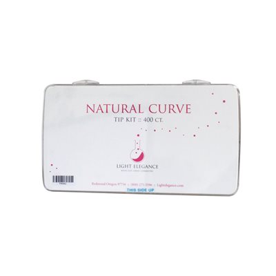 Light Elegance Nail Tip Kit Natural Curve (1 a 10) +