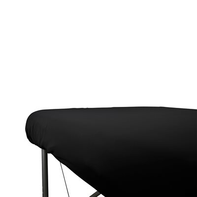 Loytel Black Fitted Cover Sheet for Massage Table One Size