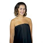 Loytel Black Adjustable Spa Wrap Around with Snaps Large