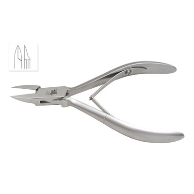 MBI-214 Ultra fine pointed ingrown nail nipper 4.5 inches (No refund)