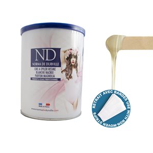 Norma Durville Pearl White Magnolia Warm Wax 800 GR