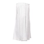 White Adjustable Terrycloth Cotton Wrap Arround