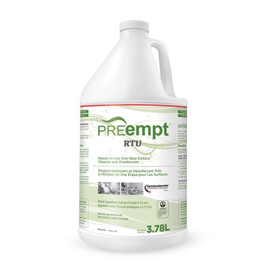 PreEmpt Virox RTU pret a l'emploi Pour Surface 1 gallon