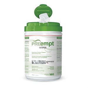 PreEmpt Virox Wipes (160) 6"x7 inches