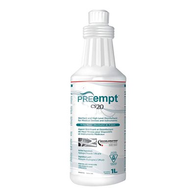 PreEmpt Virox CS20 1 litre pour sterilisation en 20 minutes