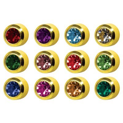 Studex R213Y 12 Months Bezel Ear Rings Gold 3mm (pair) +