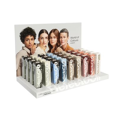 RefectoCil Eyelash and eyebrow tint display +