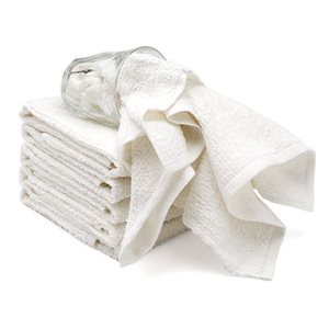 WHITE TOWEL (12) 15''X26 inches