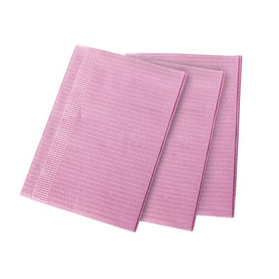 Aurelia PLASTIC TOWELS (500) Choice : Pink (Dental Bibs)