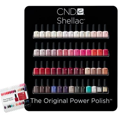 CND Shellac Presentoir Mural Seul (pour 52 bouteilles) -