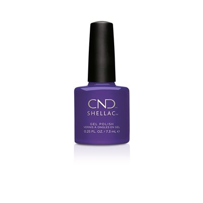 CND Shellac Vernis Gel Video Violet 7.3 ml #236 (New Wave) (Boite Rouge)-