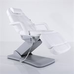 Silver Fauteuil Facial Electrique Blanc 3 Sections avec Bras