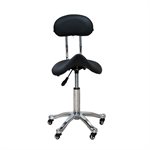 Futura Black Contour Stool / Chair With 1 Adjustments