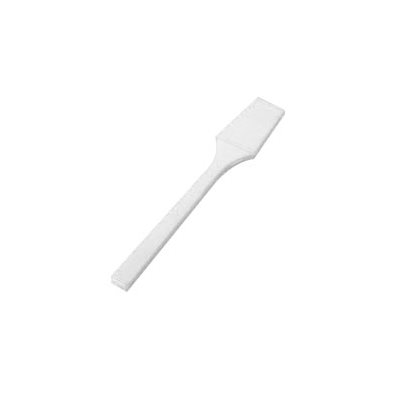 SPATULE PLASTIQUE CARREE BLANCHE (UNITE)