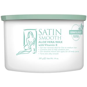 Satin Smooth CIRE en Creme a l'Aloes 14 ONCES