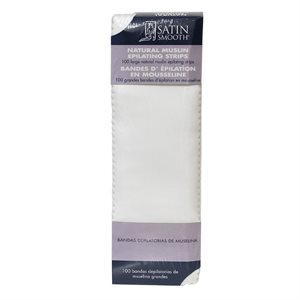 SATIN SMOOTH Grandes bandes d’epilation en Mousseline(100) -