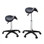 Dannyco Black stool Saddle Style without back rest # 883 +