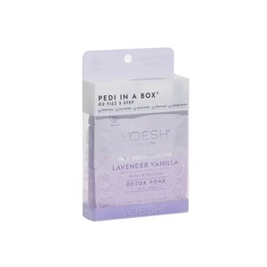 Voesh Pedicure in a box (5 steps) LAVENDER VANILLA Spa